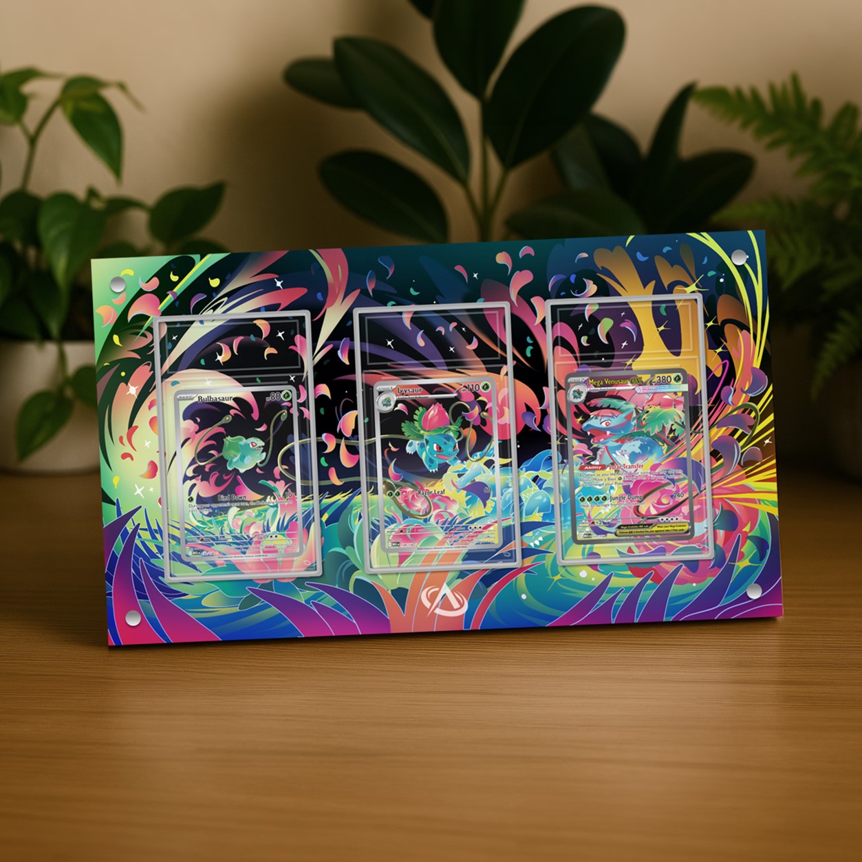 Mega Cadre - Bulbizarre, Herbizarre & Florizarre