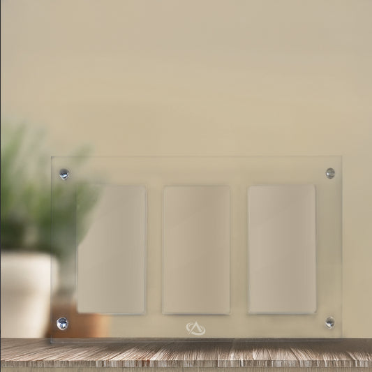 Cadre de présentation pour 3 boîtiers