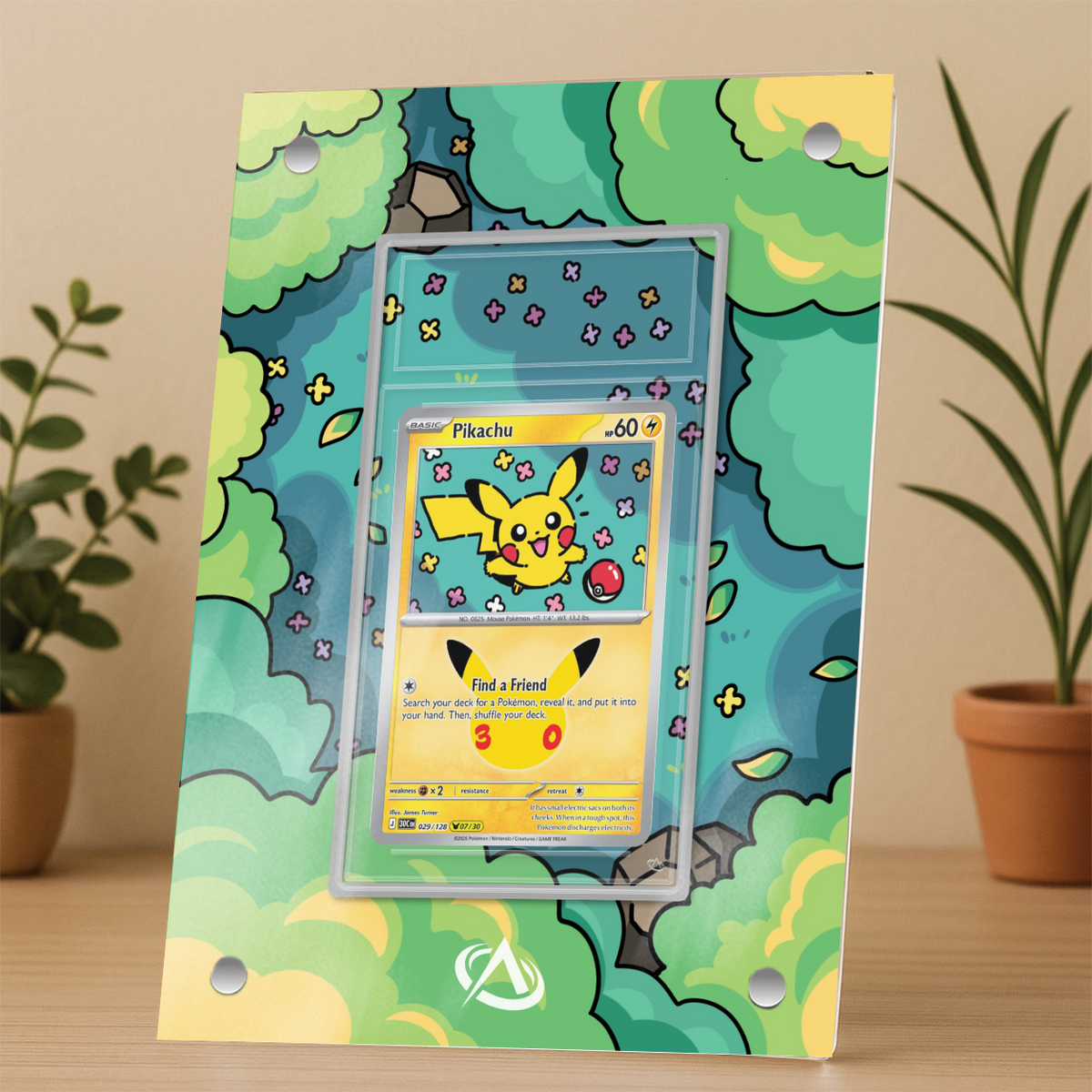 Cadre Magnétique Pikachu 30 ans - 029/128