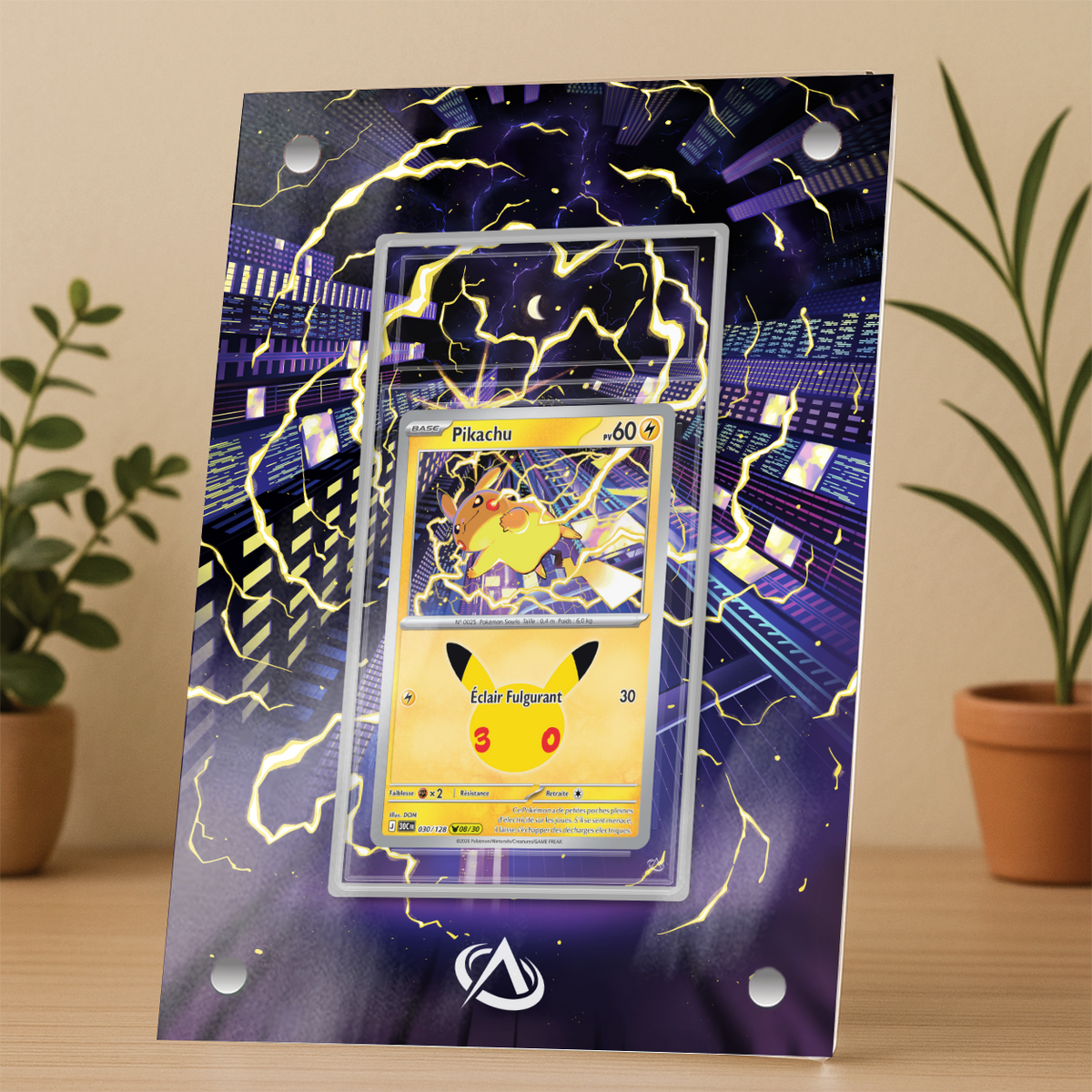 Cadre Magnétique Pikachu 30 ans - 08/30