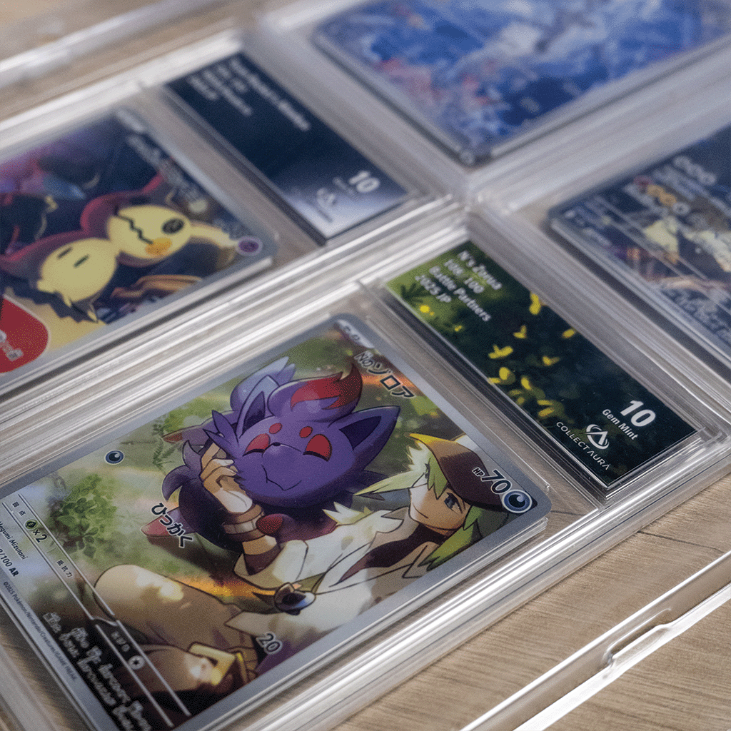 1 page de classeur pour cartes gradées